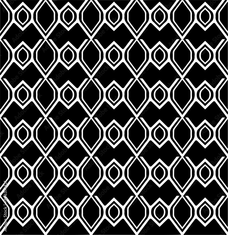 White background with black pattern. Seamless texture for fashion, textile design, on wall paper, wrapping paper, fabrics and home decor. Simple repeat pattern. White background with black pattern. Seamless texture for fashion, textile design, on wall paper, wrapping paper, fabrics and home decor. Simple repeat pattern.