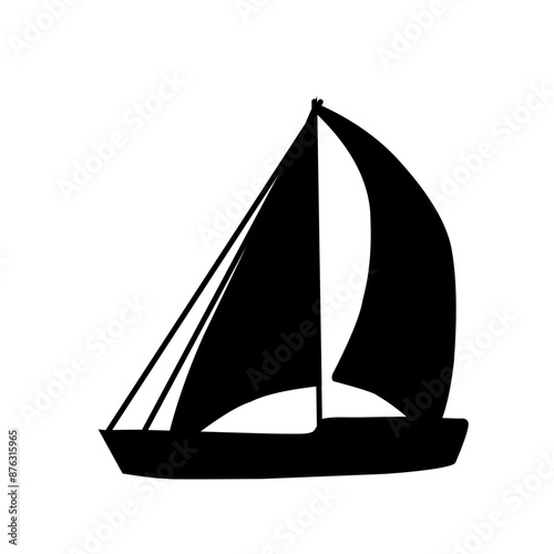 silhouette of a sailboat