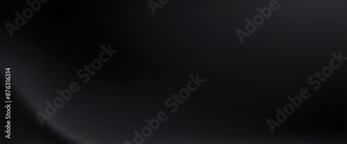 Abstract black gradient background, empty dark texture wallpaper black color studio room background. ai