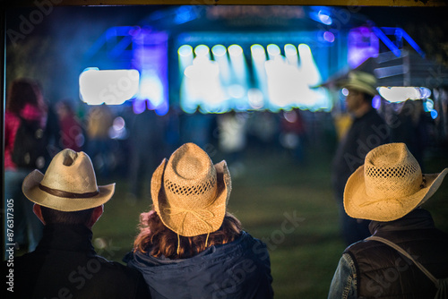 Cowboy Hats At Huercasa Country Festival 2017 In Spain