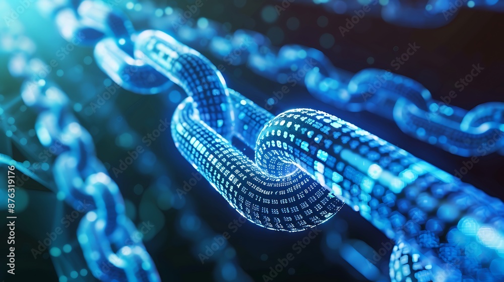Cryptocurrency blockchain background 8K Cryptocurrency blockchain background 8K
