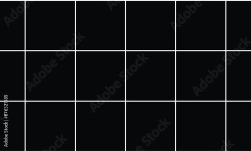 Large white grid on black background