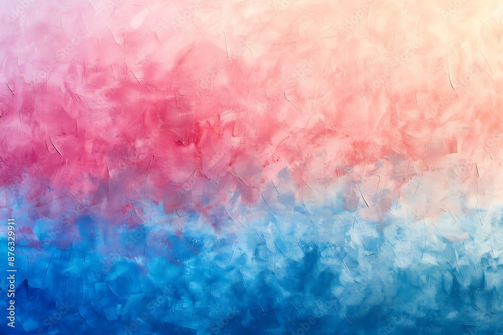 Fototapeta premium Abstract Blue and Red Painting