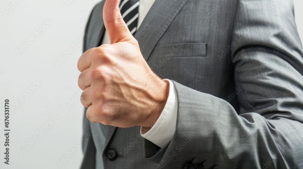 The thumbs-up gesture The thumbs-up gesture