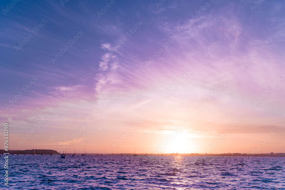 Obraz premium sunset over the sea