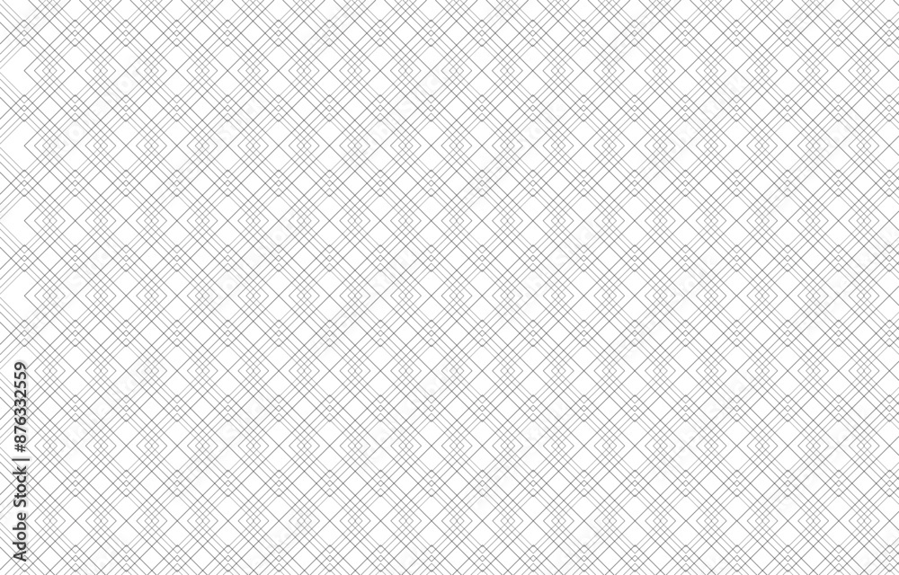 Fototapeta premium Vector Fabric Pattern with Black on white background