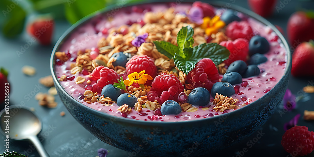Tropical Smoothie Bowl - Vegan Superfood Breakfast Tropical Smoothie Bowl - Vegan Superfood Breakfast