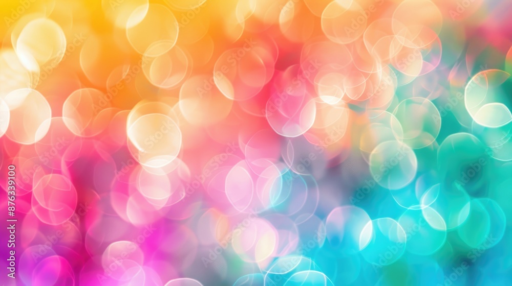 Blurred background with bokeh design and mixed colors for designers Blurred background with bokeh design and mixed colors for designers
