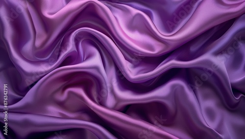 Purple Satin Fabric Texture