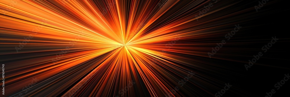 Abstract background in black and orange with a sunburst effect Abstract background in black and orange with a sunburst effect