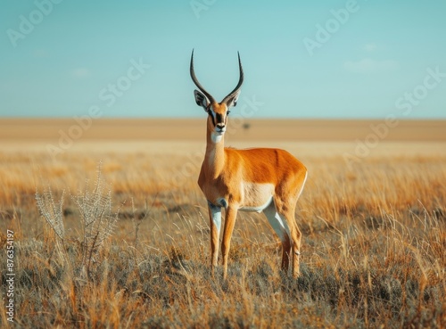 Gazelle in the Grassland