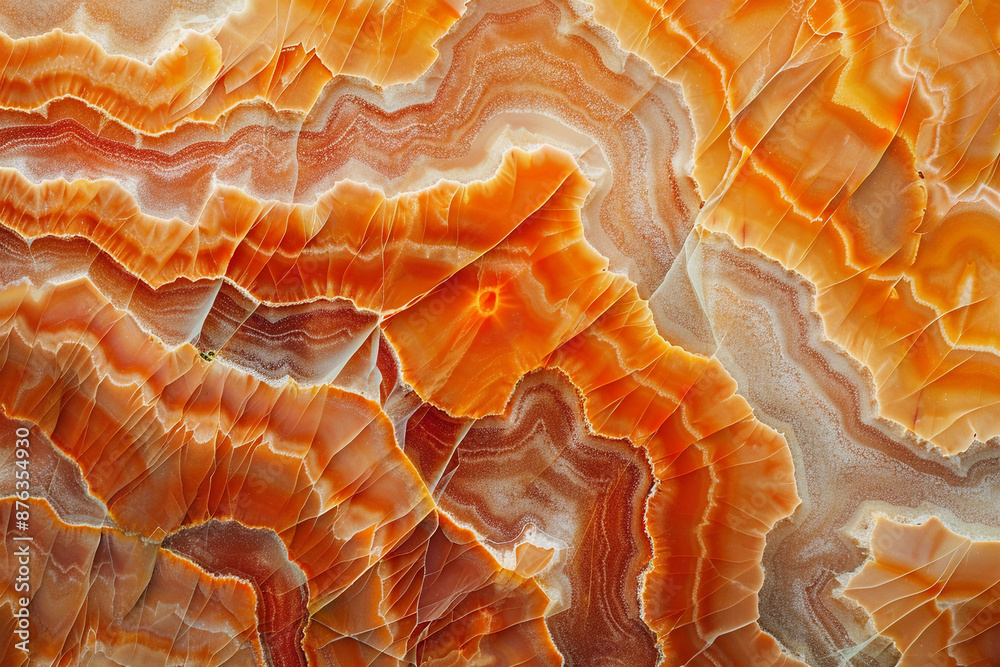 Orange jade crystal background. Closeup photo of an orange gemstone. Orange jade crystal background. Closeup photo of an orange gemstone.