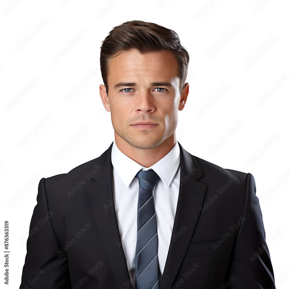 portrait of a business man isolated on transparent background portrait of a business man isolated on transparent background