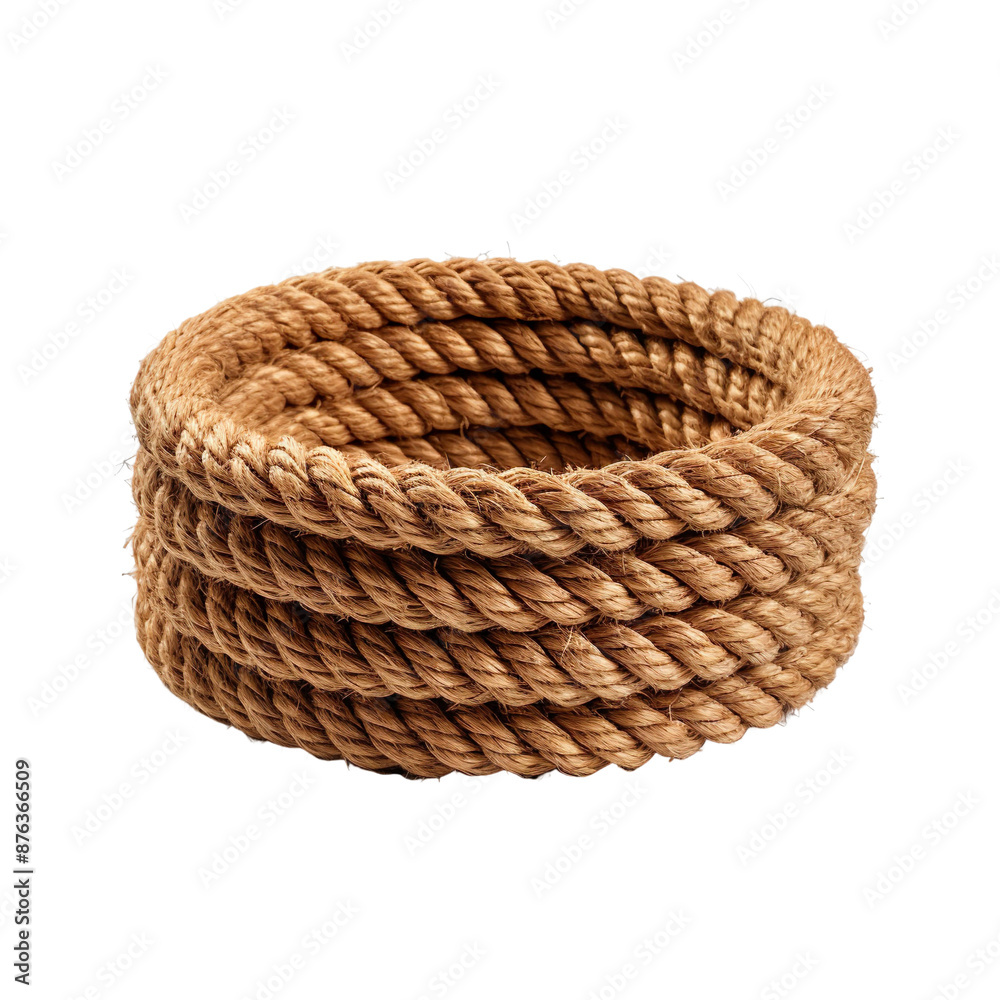 Sisal Coil Rope isolated on transparent background Sisal Coil Rope isolated on transparent background