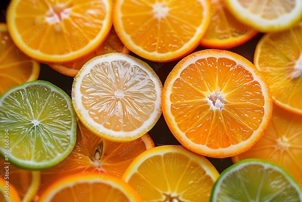 Oranges and limes close up Oranges and limes close up