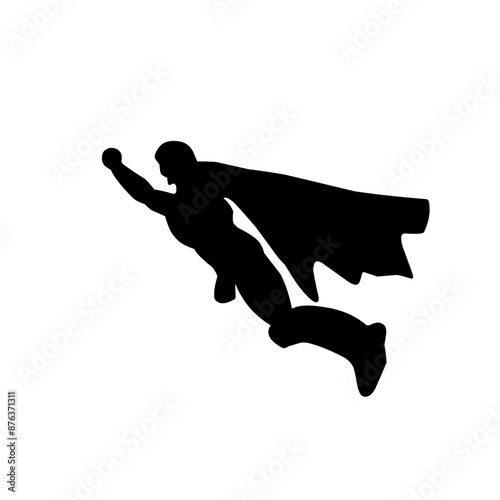 super hero silhouette