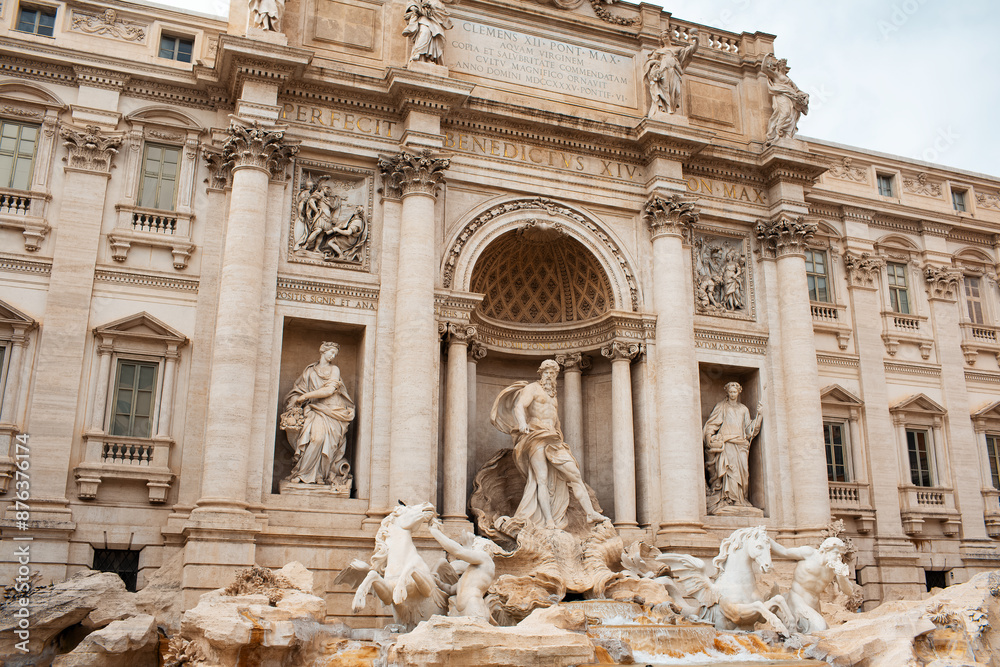 Fontana di Trevi. The Trevi Fountain in Rome, Italy. Fontana di Trevi. The Trevi Fountain in Rome, Italy.