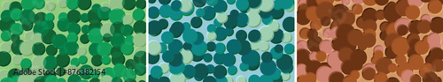Modern design with vibrant green circles backgrounds.