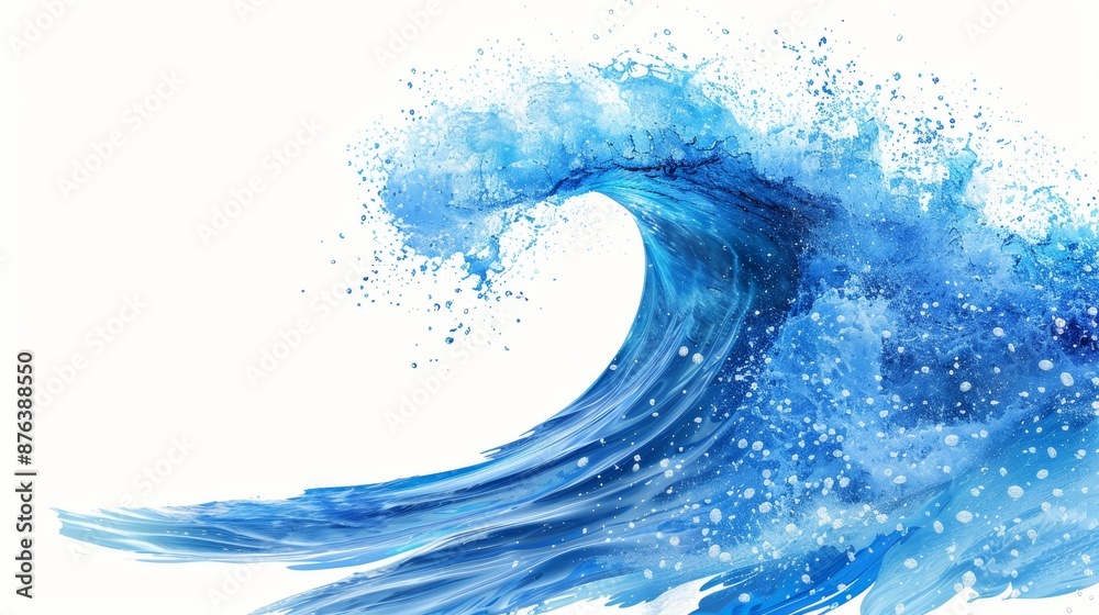 Sea ocean wave water isolated on white background design element wallpaper background Sea ocean wave water isolated on white background design element wallpaper background