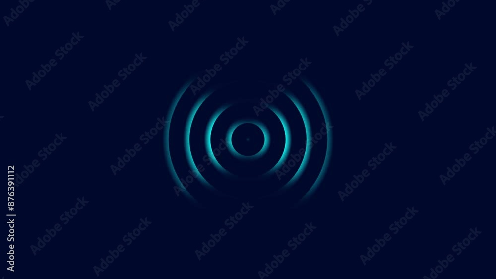 communication radio waves signal animated. communication radio waves signal animated.