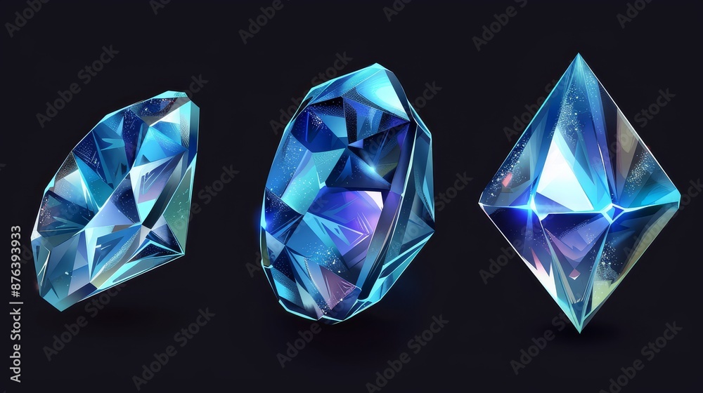Diamond illustration. Beautiful diamond concept Diamond illustration. Beautiful diamond concept