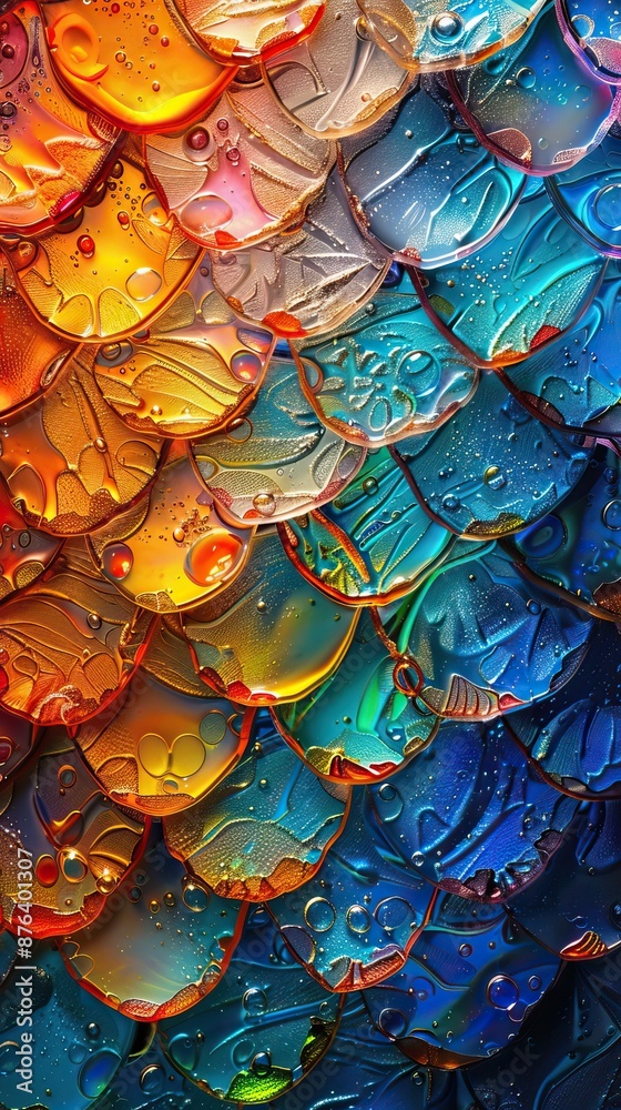 neon background with scales neon background with scales