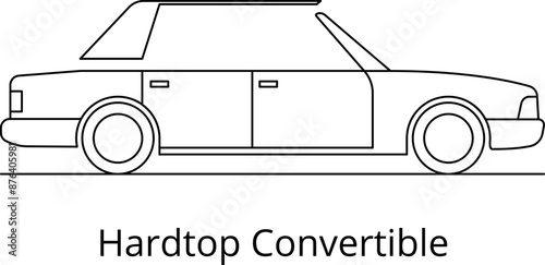Car body types. Passenger car bodies. Classification of cars by body type. Types of bodies. Guide to Car Body Types And Car Shapes - Types of car body. Vector illustration.