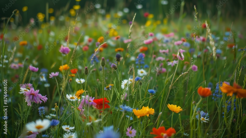 A vibrant field of wildflowers in bloom displays stunning colors and fills the air with enchanting fragrance. A vibrant field of wildflowers in bloom displays stunning colors and fills the air with enchanting fragrance.