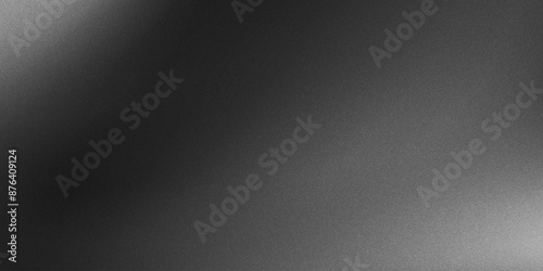Grey gradient background, abstract black and white grain gradation texture, vector noise texture abstract background