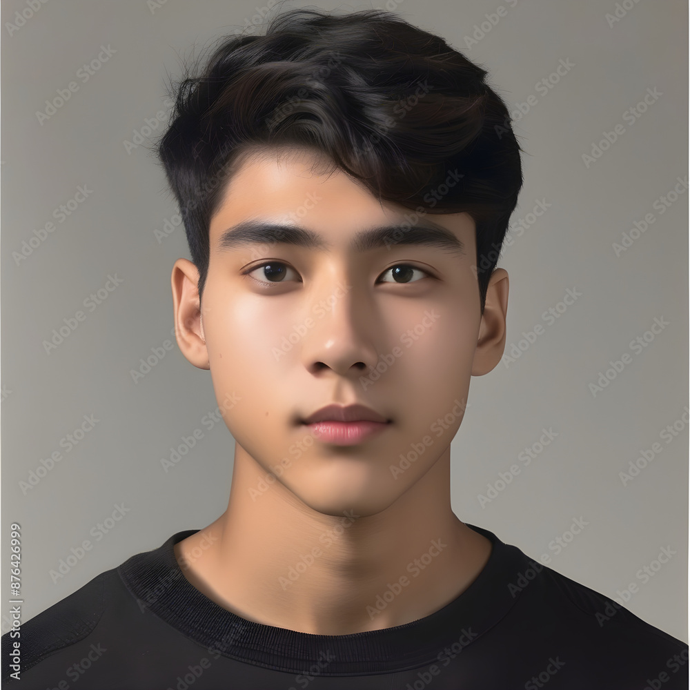 Confident Teenage Boy Portrait Confident Teenage Boy Portrait