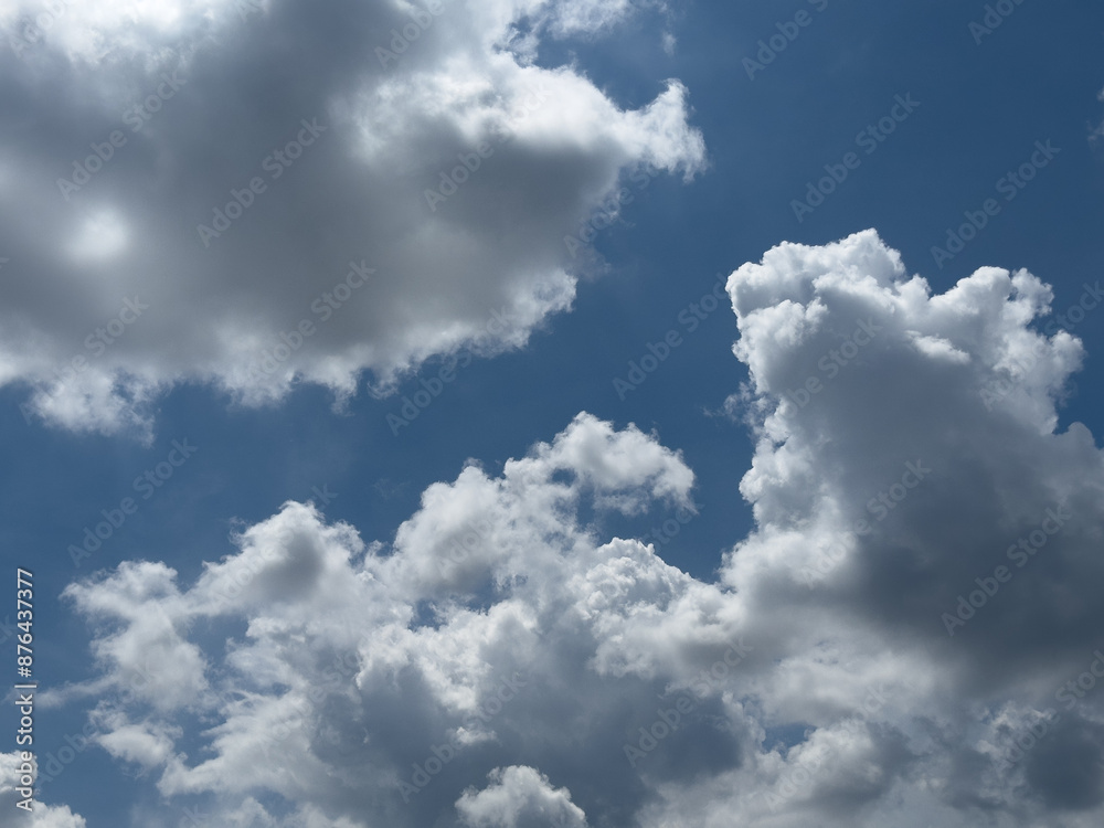 Obraz premium blue sky with clouds