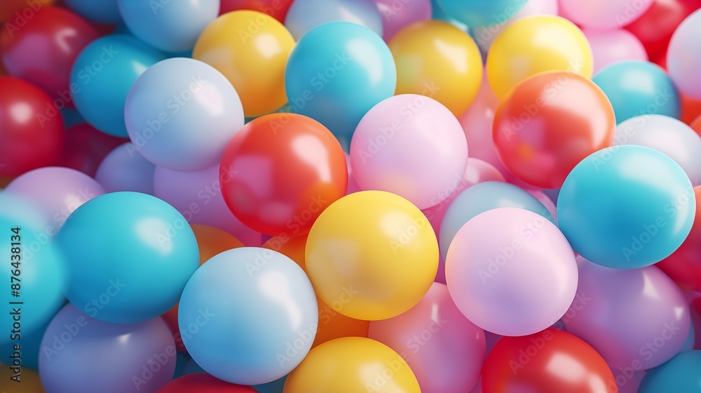 A bright and cheerful collection of colorful balloons, perfect for any celebration. A bright and cheerful collection of colorful balloons, perfect for any celebration.