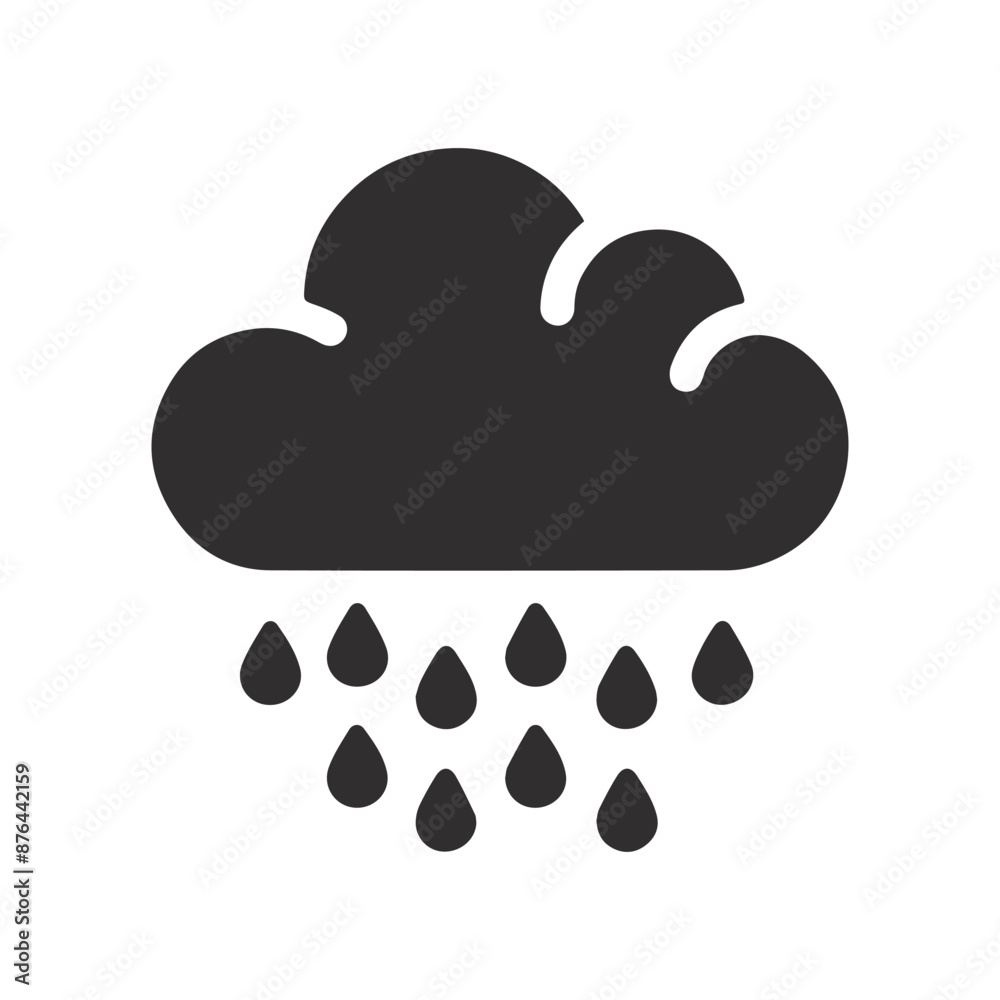 Cloud computing concept illustration, vector symbol. Cloud computing concept illustration, vector symbol.