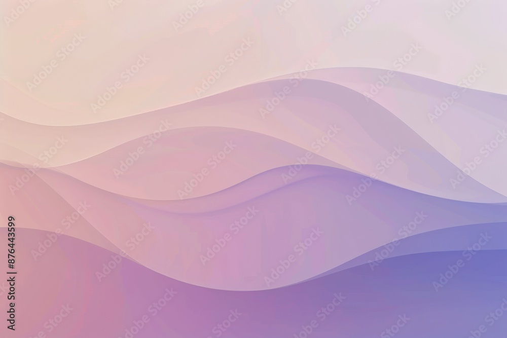 Abstract soft pastel background with a wavy gradient in light purple and pink colors Abstract soft pastel background with a wavy gradient in light purple and pink colors