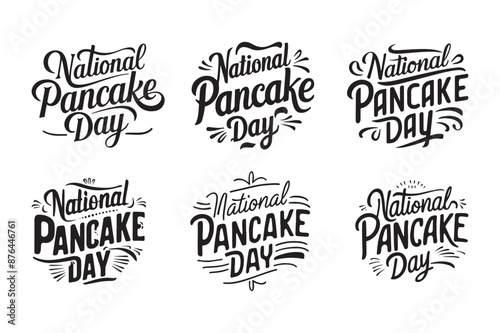 National Pancake Day T-Shirt Design