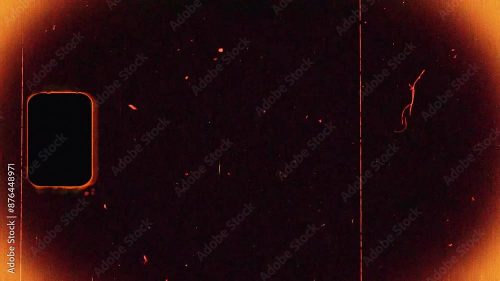 burn film and dust scratches overlay, real film scan