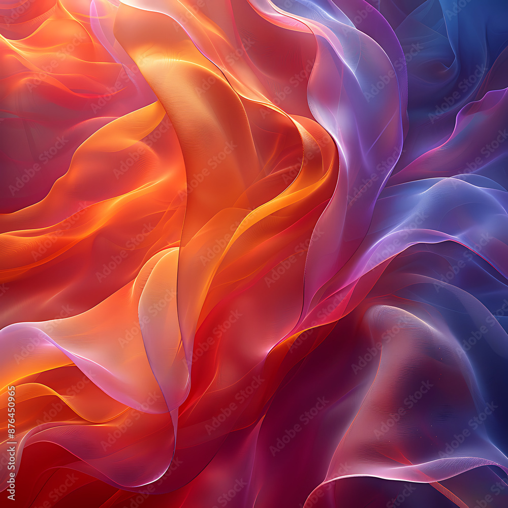 Obraz premium Vibrant Geometric Abstract Pattern Design