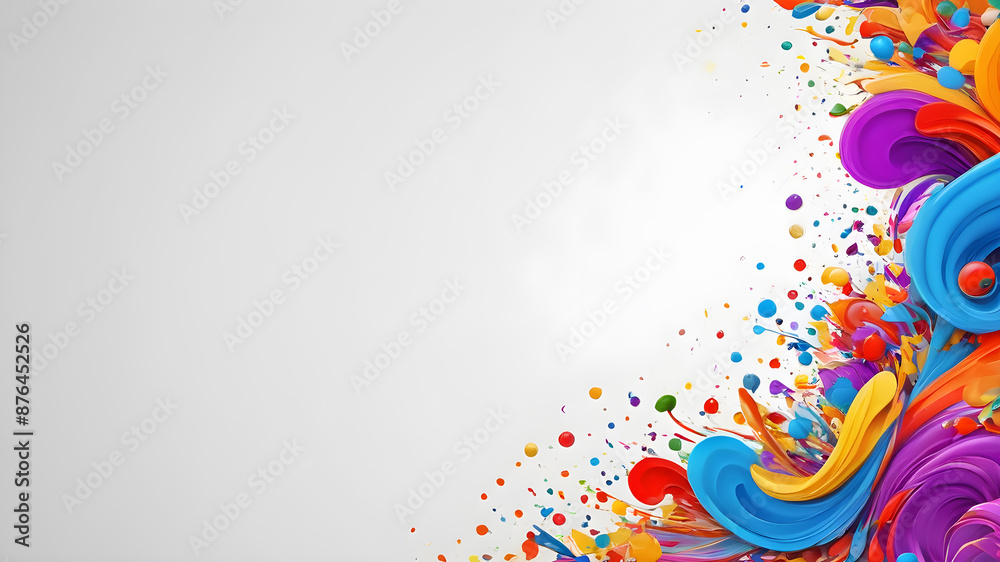 Fototapeta premium Colorful template design for greeting card. Invitation card template suitable for wedding, greeting, banner, cover. invitation card template design.