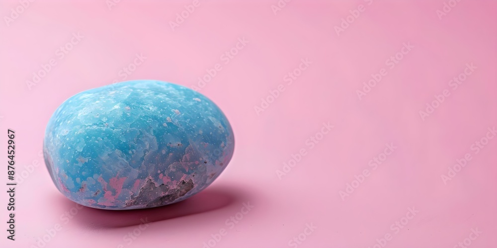 Blue deodorant stone on pink background Natural alternative to antiperspirants Mockup. Concept Product Photography, Natural Products, Mockup Design, Pink Background, Sustainable Lifestyle Blue deodorant stone on pink background Natural alternative to antiperspirants Mockup. Concept Product Photography, Natural Products, Mockup Design, Pink Background, Sustainable Lifestyle