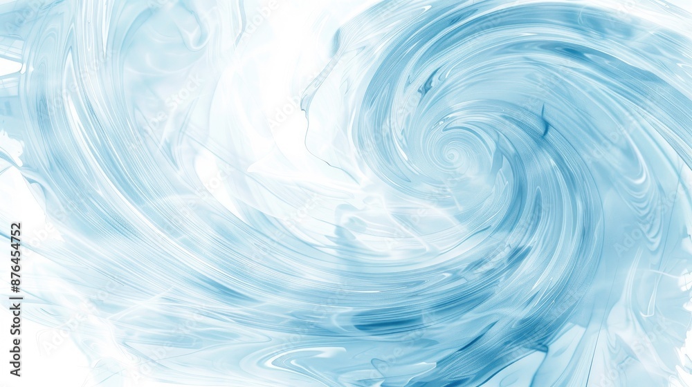 Blue swirl on white background with space for text on top Blue swirl on white background with space for text on top