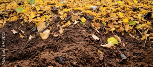 Autumn Leaves on the Ground