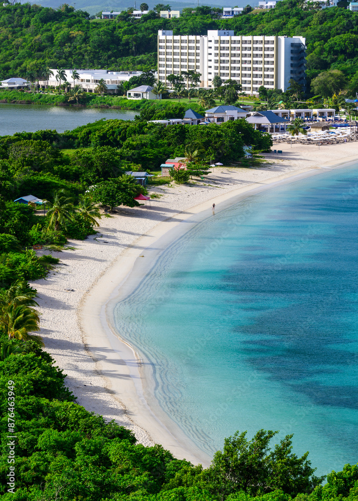 Beach Resort in the Caribbean on the Island of Antigua. Beach Resort in the Caribbean on the Island of Antigua.