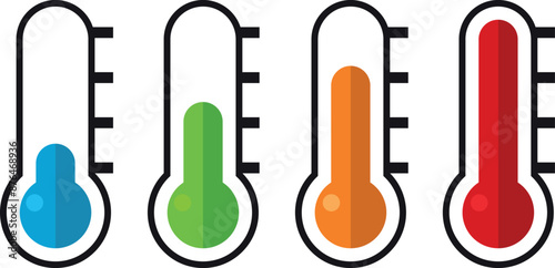 Thermometer set - Illustration