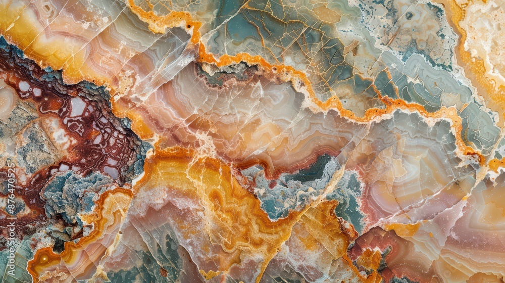 A high-resolution photograph of multi-colored marble A high-resolution photograph of multi-colored marble