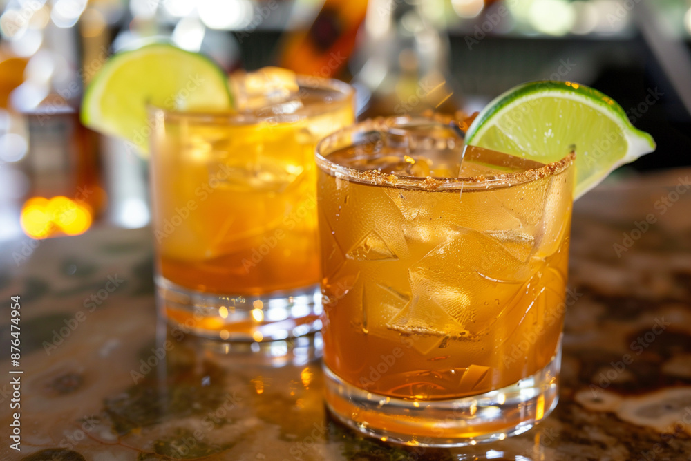 Rum drink close up. World Rum Day concept Rum drink close up. World Rum Day concept