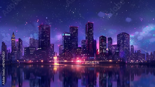 city, night, anime, light, background, building, urban, architecture, street, futuristic, neon, sky, japan, landscape, japanese, wallpaper, cartoon, town, beautiful, travel, view, animation, fantasy, 