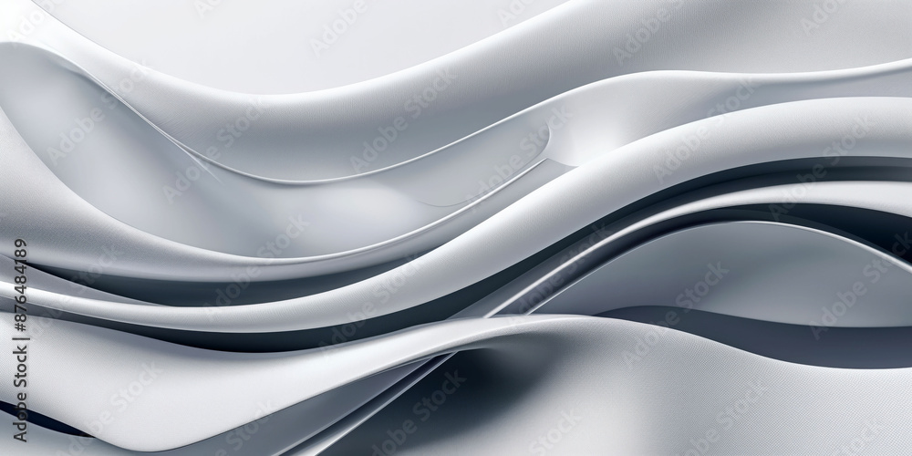 Abstract flowing white fabric smooth curves and soft folds beautiful background texture fabric concept Abstract flowing white fabric smooth curves and soft folds beautiful background texture fabric concept