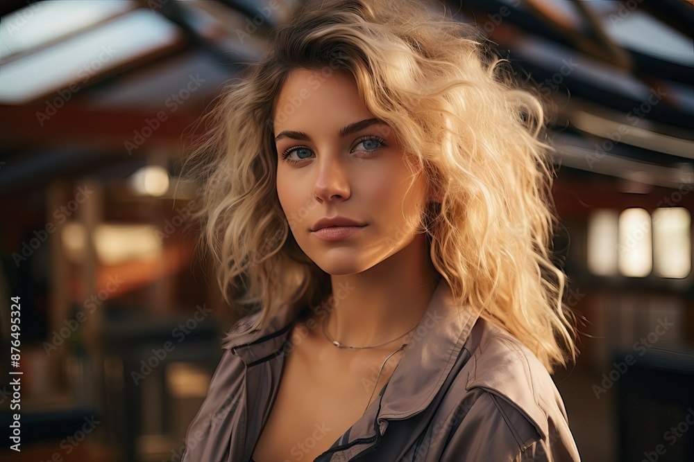 Golden Hour Glow. Generative AI Golden Hour Glow. Generative AI