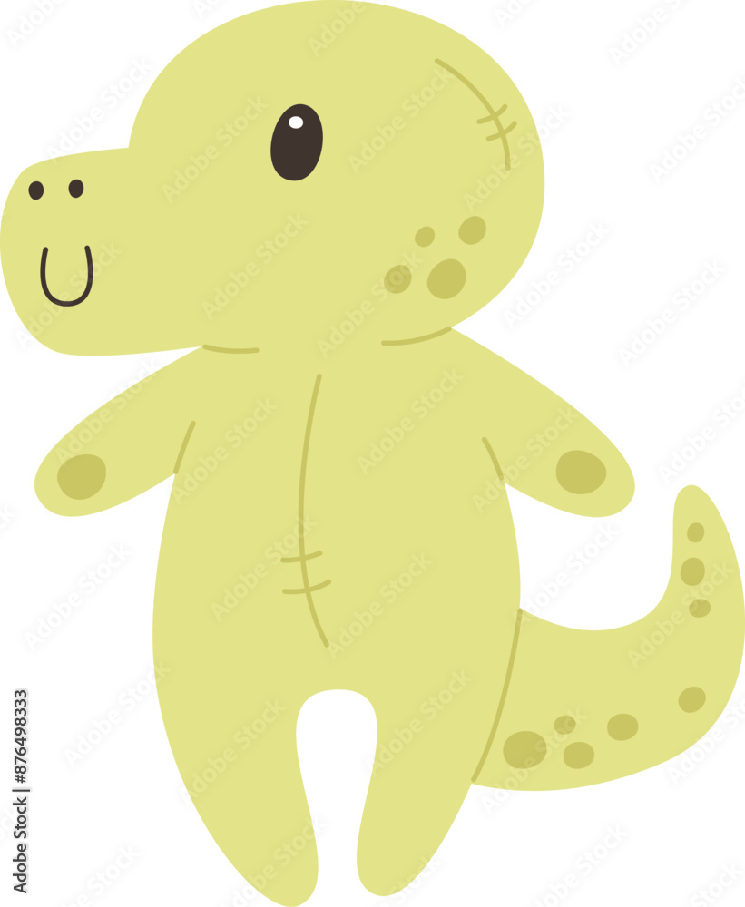 Fototapeta premium Crocodile Hand Made Toy