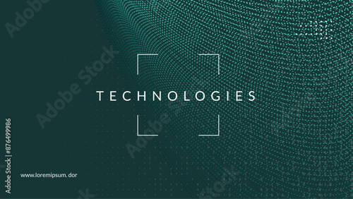 Artificial Background. Innovation concept for intelligent learning. Engineering velocity of a cyber network. Particles of energy in global information. Digital Background.